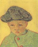 Vincent Van Gogh Portrait of Camille Roulin (nn04) oil painting on canvas